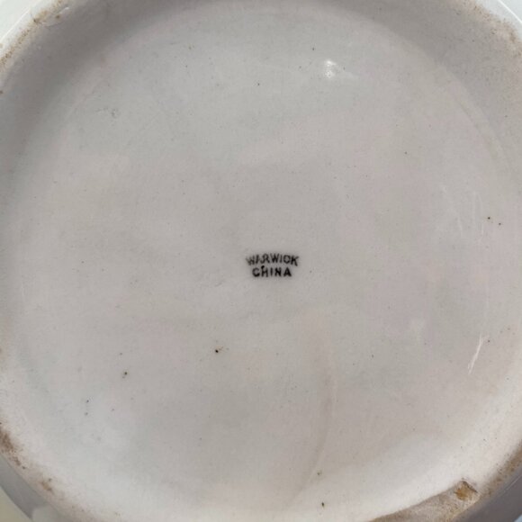 Antique Warwick China Gold Trimmed Chamber Pot - Picture 9 of 9